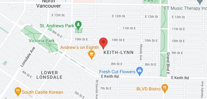 map of 324 E 9TH STREET